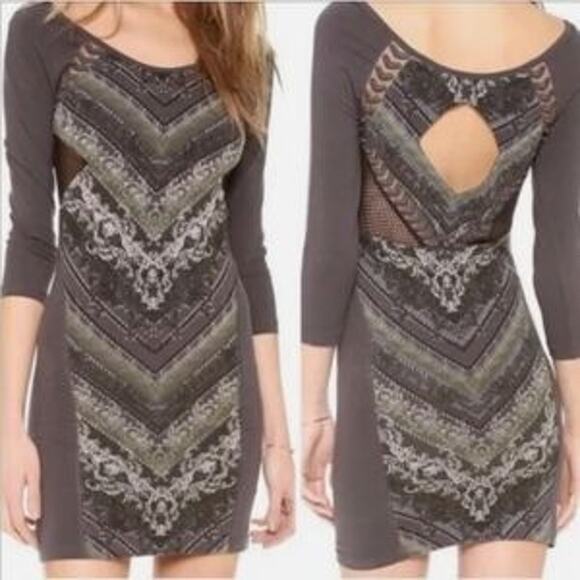 Free People Out of Africa Bodycon Dress - Picture 2 of 7